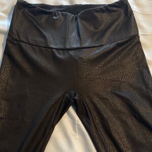 Calzedonia Black Textured Leggings S